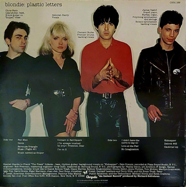 Blondie – Plastic Letters (Used) (Mint Condition) - Vinyl