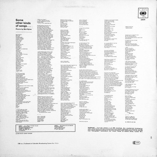 Bob Dylan – Another Side Of Bob Dylan (Used) (Mint Condition) - Vinyl