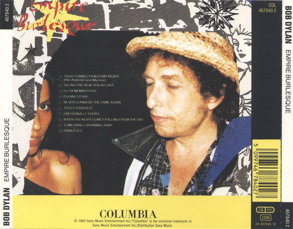 Bob Dylan – Empire Burlesque (Used) (Mint Condition) - CD