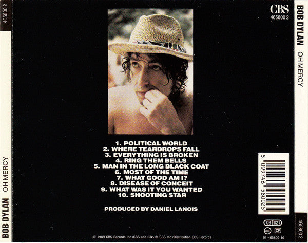 Bob Dylan – Oh Mercy (Used) (Mint Condition) CD