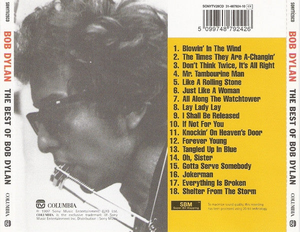 Bob Dylan – The Best Of Bob Dylan (Used) (Mint Condition) CD