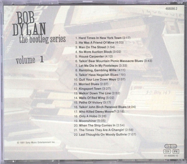 Bob Dylan – The Bootleg Series Volumes 1 - 3 [Rare & Unreleased] 1961-1991 - 3 Discs (Used) (Mint Condition) CD