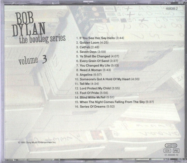 Bob Dylan – The Bootleg Series Volumes 1 - 3 [Rare & Unreleased] 1961-1991 - 3 Discs (Used) (Mint Condition)