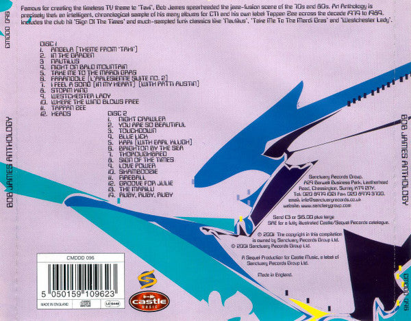 Bob James – An Anthology 2 Discs (Used) (Mint Condition) CD