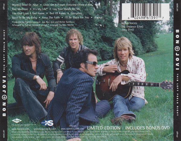 Bon Jovi – This Left Feels Right (Used) (Mint Condition) CD