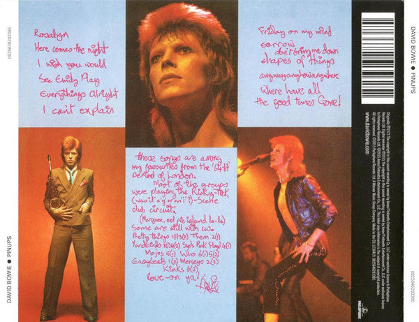 Bowie – Pinups (Used) (Mint Condition) - CD