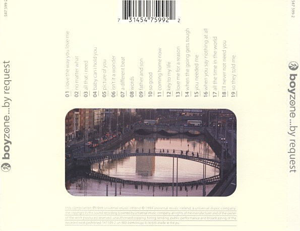 Boyzone – ...By Request (Used) (Mint Condition) CD