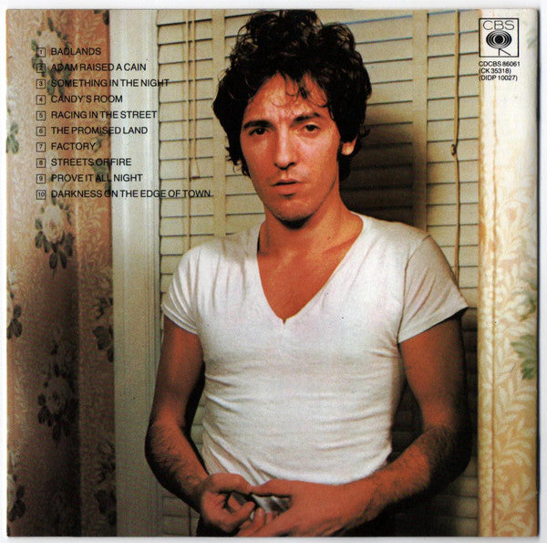 Bruce Springsteen – Darkness On The Edge Of Town (Used) (Mint Condition) CD