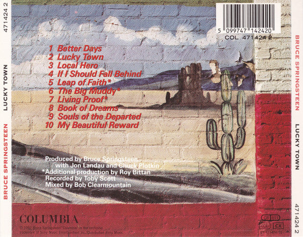 Bruce Springsteen – Lucky Town (Used) (Mint Condition) CD