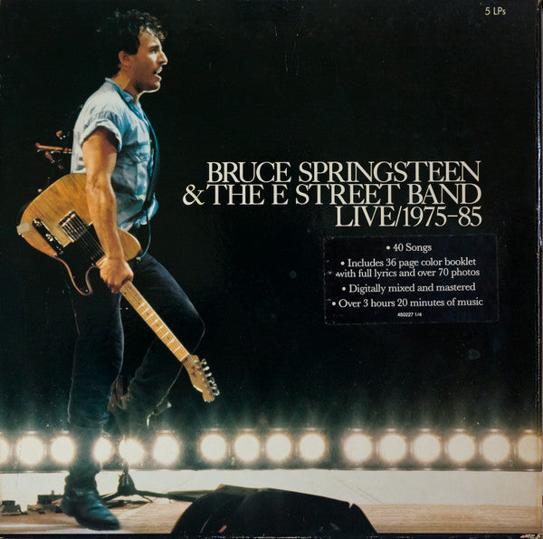 Bruce Springsteen &amp; The E-Street Band – Live 1975-85 (Used) (Mint Condition)