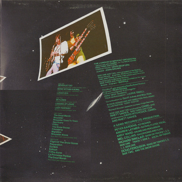 Camel – A Live Record 2 Discs (Used) (Mint Condition) Vinyl