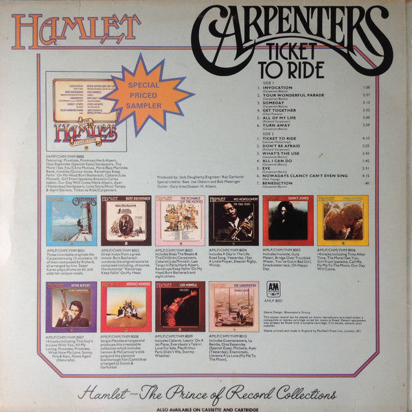 Carpenters – Ticket To Ride (Used) (Mint Condition)