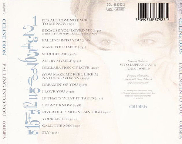 Celine Dion* – Falling Into You (Used) (Mint Condition) CD