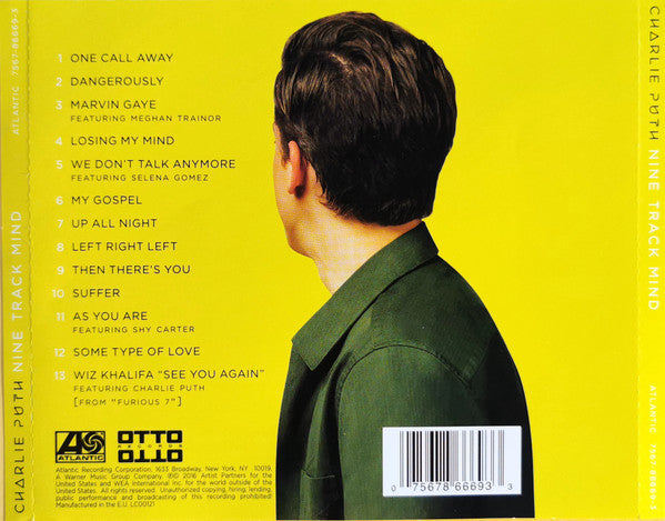 Charlie Puth – Nine Track Mind (Used) (Mint Condition) - CD