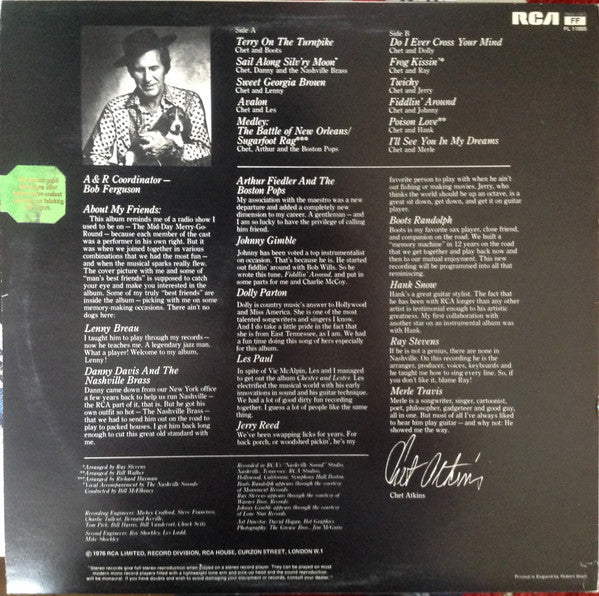 Chet Atkins – The Best Of Chet Atkins And Friends (Used) (Mint Condition) Vinyl