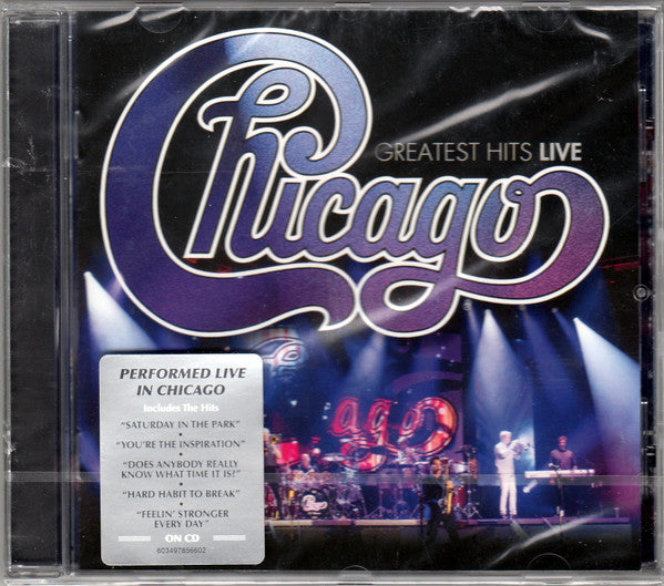 Chicago (2) – Greatest Hits Live (Used) (Mint Condition) CD