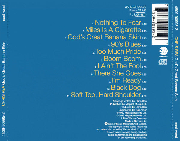 Chris Rea – God's Great Banana Skin (Used) (Mint Condition) CD