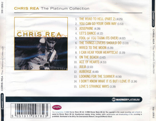 Chris Rea – The Platinum Collection (Used) (Mint Condition) CD