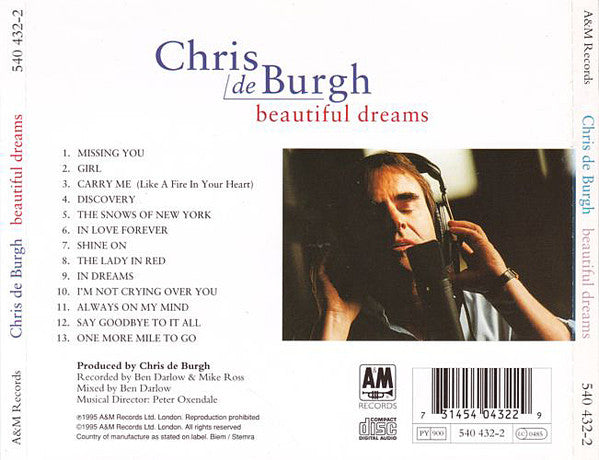 Chris de Burgh – Beautiful Dreams (Used) (Mint Condition) CD