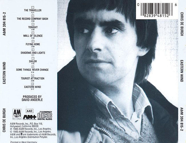Chris de Burgh – Eastern Wind (Used) (Mint Condition) CD
