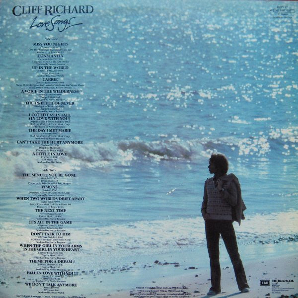 Cliff Richard - Love Songs (Used) (Mint Condition)  Vinyl