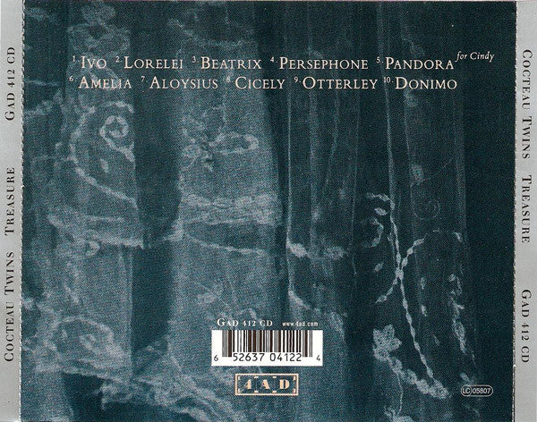 Cocteau Twins – Treasure (Used) (Mint Condition) CD