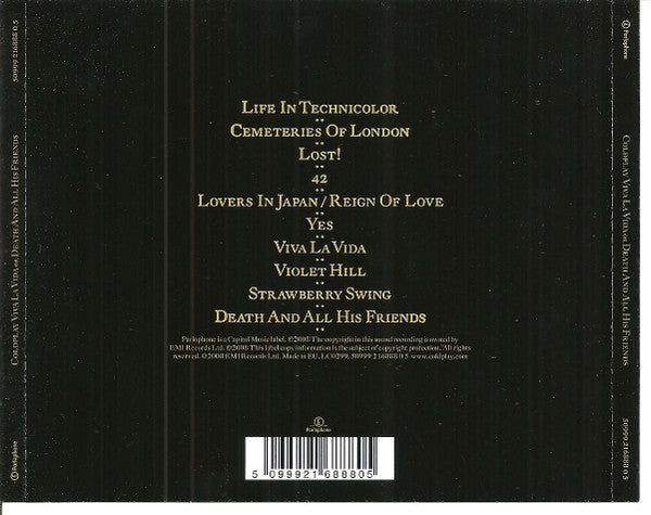 Coldplay – Viva La Vida or Death And All His Friends (Used) (Mint Condition) CD