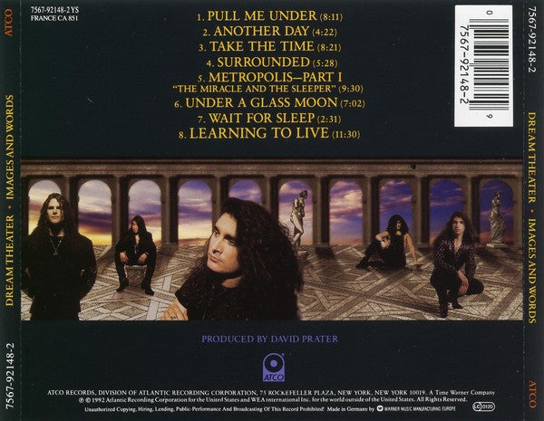 Dream Theater - Images and Words (Used) (Mint Condition) CD
