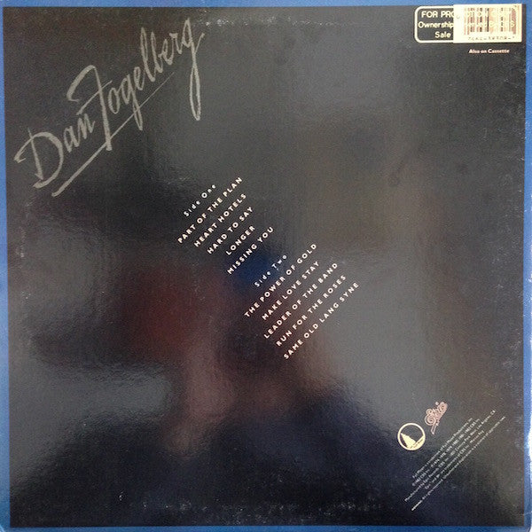Dan Fogelberg – Greatest Hits (Used) (Mint Condition) Vinyl