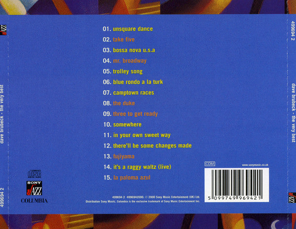 Dave Brubeck – The Very Best (Used) (Mint Condition)