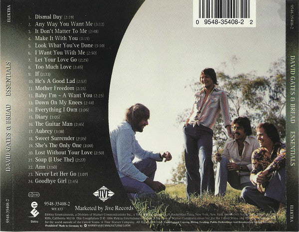 David Gates & Bread – Essentials (Used) (Mint Condition) CD