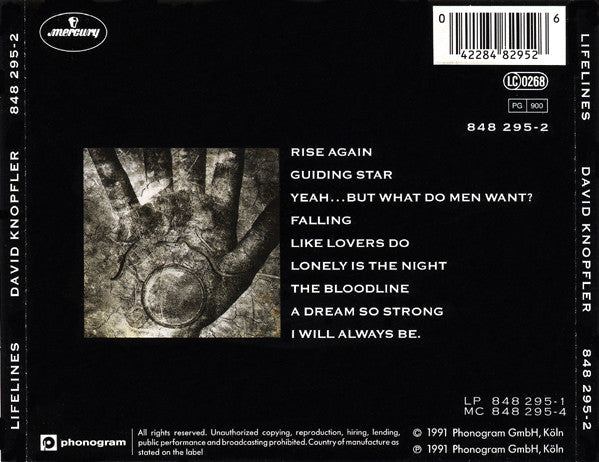 David Knopfler – Lifelines (Used) (Mint Condition)