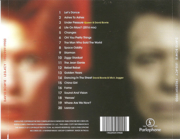 David Bowie - Legacy (Used) (Mint Condition)