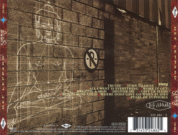 Def Leppard – Slang (Used) (Mint Condition) CD