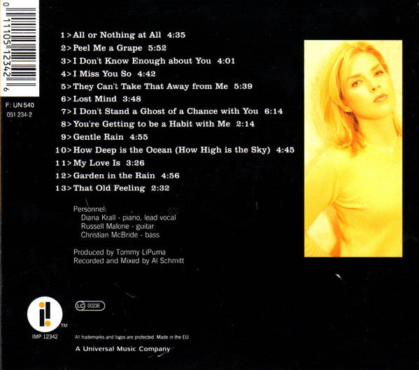 Diana Krall – Love Scenes (Used) (Mint Condition) CD