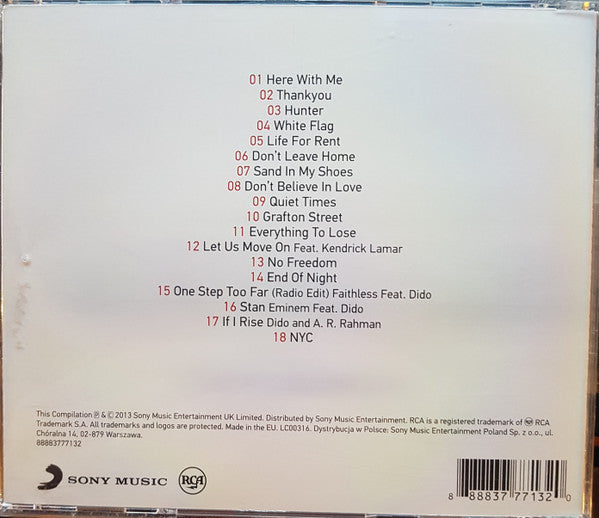 Dido – Greatest Hits (Used) (Mint Condition) CD