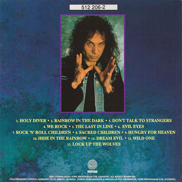Dio (2) – Diamonds - The Best Of Dio (Used) (Mint Condition) CD