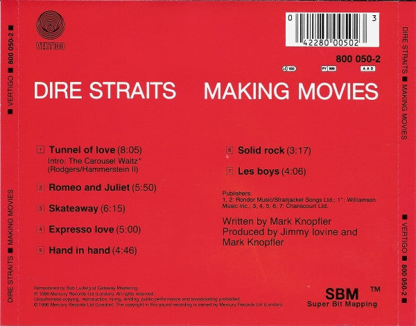Dire Straits - Making Movies (Used) (Mint Condition)