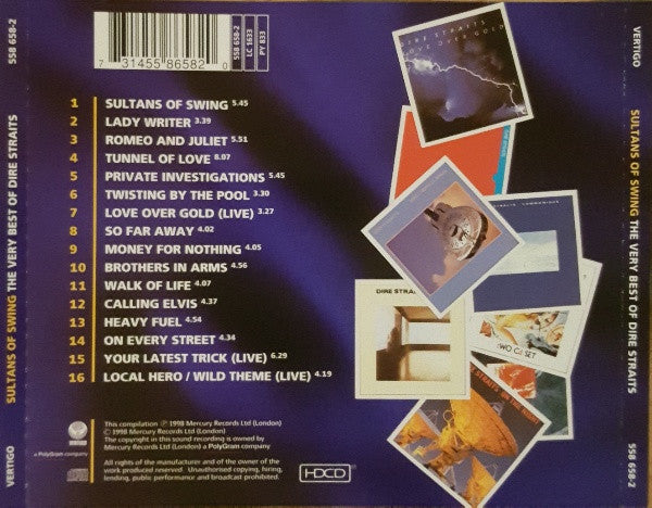 Dire Straits - Sultans Of Swing (The Very Best Of Dire Straits) (Used) (Mint Condition)