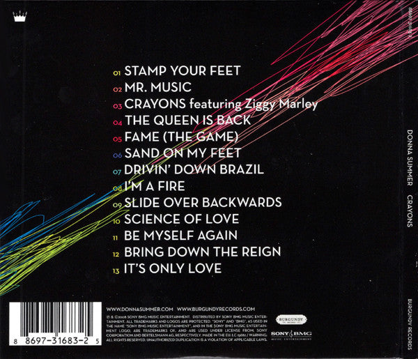 Donna Summer - Crayons (Used) (Mint Condition) CD