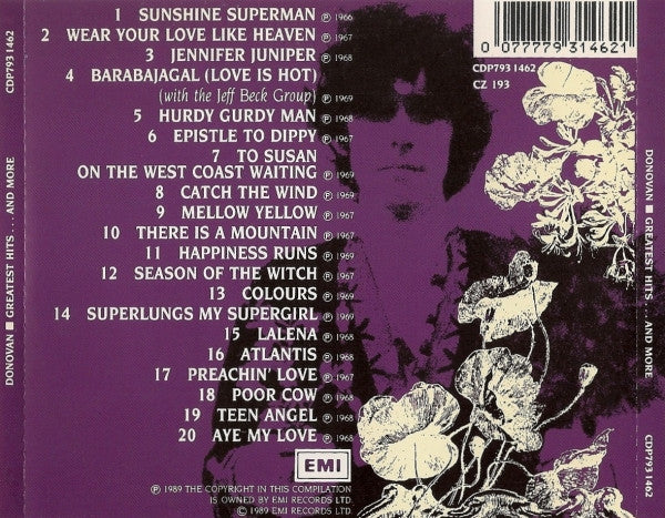 Donovan – Greatest Hits . . . And More (Used) (Mint Condition) CD