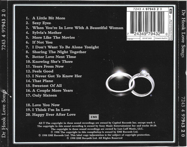 Dr. Hook – Love Songs (Used) (Mint Condition) CD