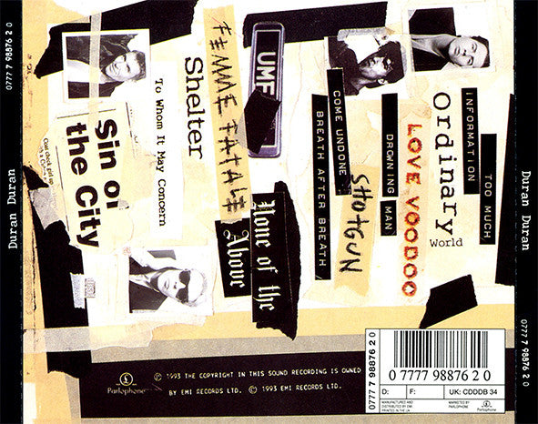 Duran Duran – Duran Duran (Used) (Mint Condition) CD