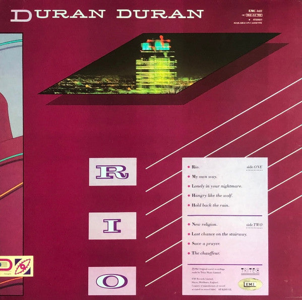 Duran Duran – Rio (Used) (Mint Condition) CD
