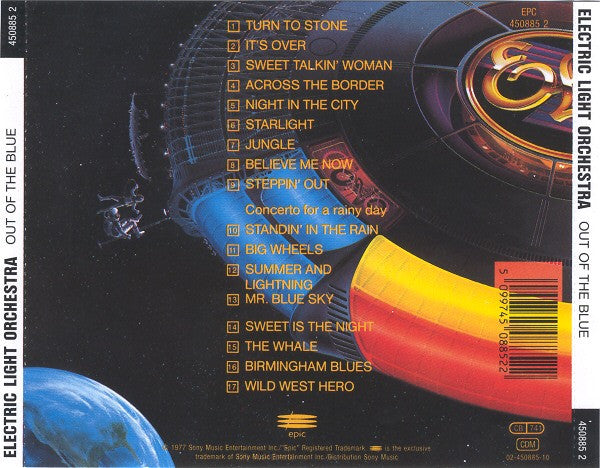 Electric Light Orchestra – Out Of The Blue (Used) (Mint Condition) CD