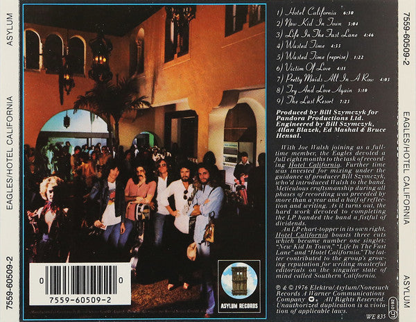 Eagles - Hotel California (Used) (Mint Condition)