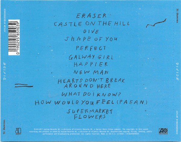 Ed Sheeran – ÷ (Divide) (Used) (Mint Condition) CD