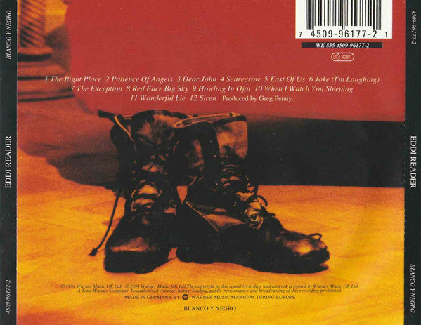 Eddi Reader – Eddi Reader (Used) (Mint Condition) CD