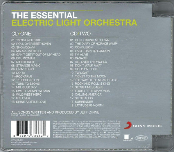 Electric Light Orchestra – The Essential Electric Light Orchestra 2 Discs (Used) (Mint Condition) CD
