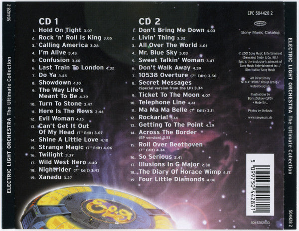 Electric Light Orchestra – The Ultimate Collection 2 Discs (Used) (Mint Condition) CD